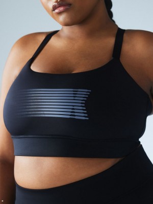 Black Savage X Fenty Band-It Low-Impact Women's Sports Bra | KUHSLZ729