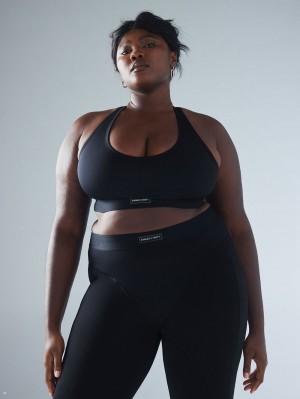 Black Savage X Fenty Lineup Low-Impact Women's Sports Bra | DTRKJS081