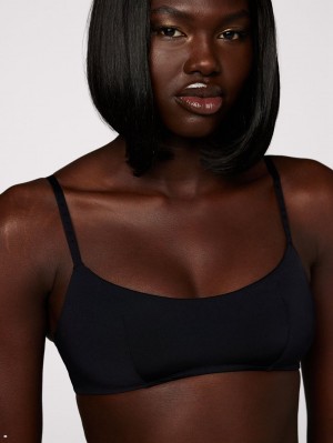 Black Savage X Fenty New Microfiber Unlined Women's Bralettes | IDRGUZ179