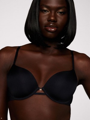 Black Savage X Fenty New Microfiber Women's T-Shirt Bra | ABTZUY231