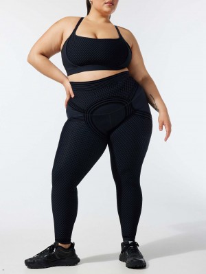 Black Savage X Fenty Special Fx High-Waist Garter Women's Leggings | IECKSG427