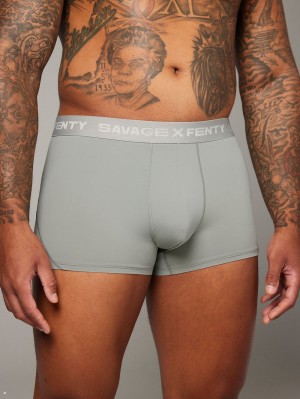 Deep Grey Savage X Fenty Shadow Fit Trunks Men's Briefs | ZLDNUS289