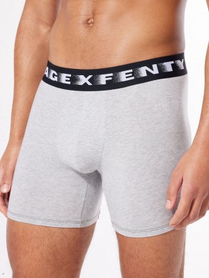 Grey Savage X Fenty Bed Of Dreams Boxer Men's Briefs | PEJFRV187