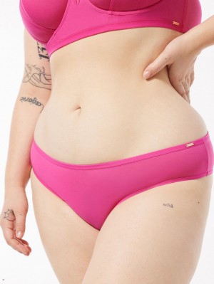 Pink Savage X Fenty See Thru U Low-Rise Women's Brazilian Panty | QRACLX460