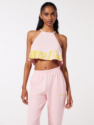 Pink Savage X Fenty Xssential Sexties Flutter Cami Women's Tank | BPIGTS845