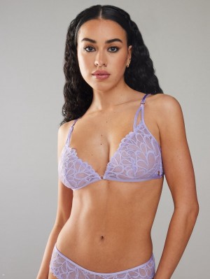 Purple Savage X Fenty Not Sorry Women's Bralettes | STRLNV018