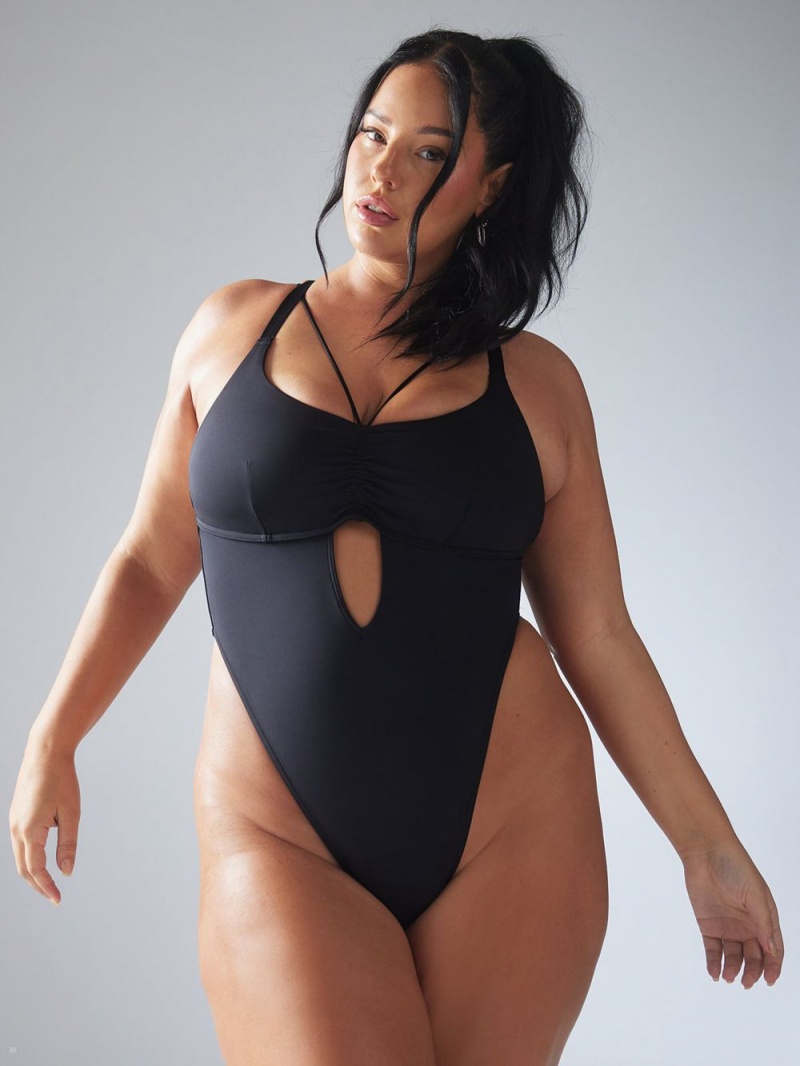 Black Savage X Fenty Curve Alert Women's Bodysuit | WPNYIF067