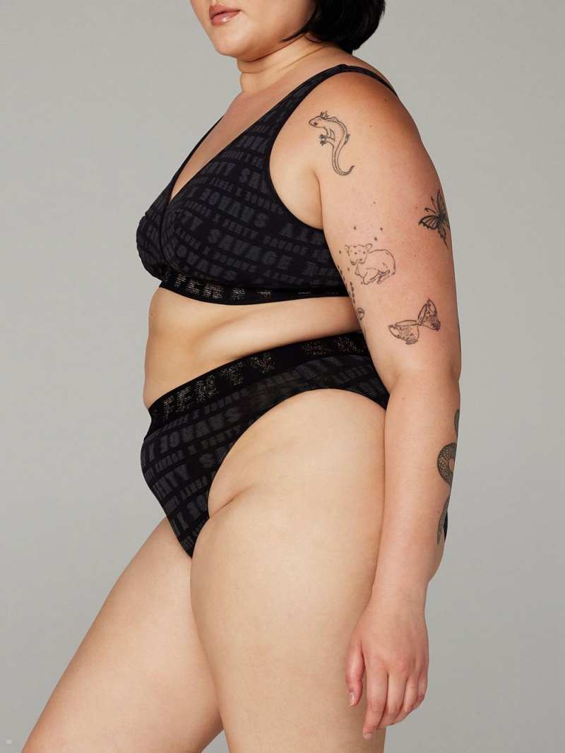 Black Savage X Fenty Forever Savage Women's Bralettes | ITEYUJ738