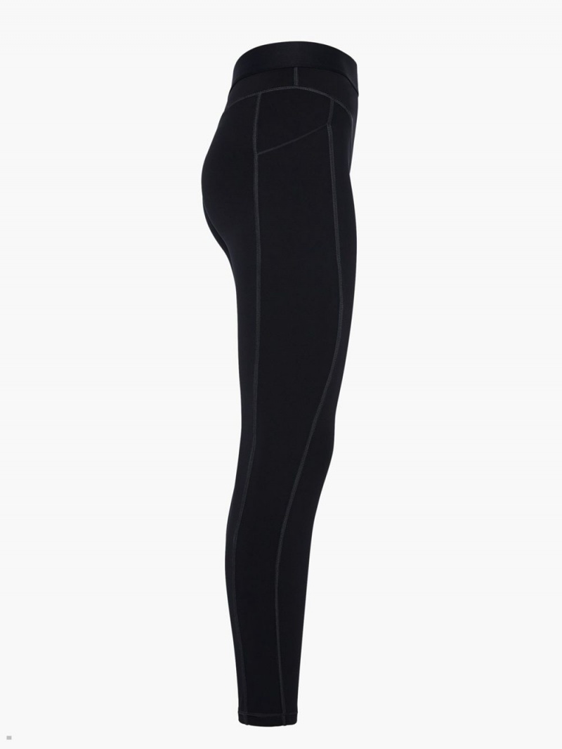 Black Savage X Fenty Lineup High-Waist Pocket Women's Leggings | WBUFSN576