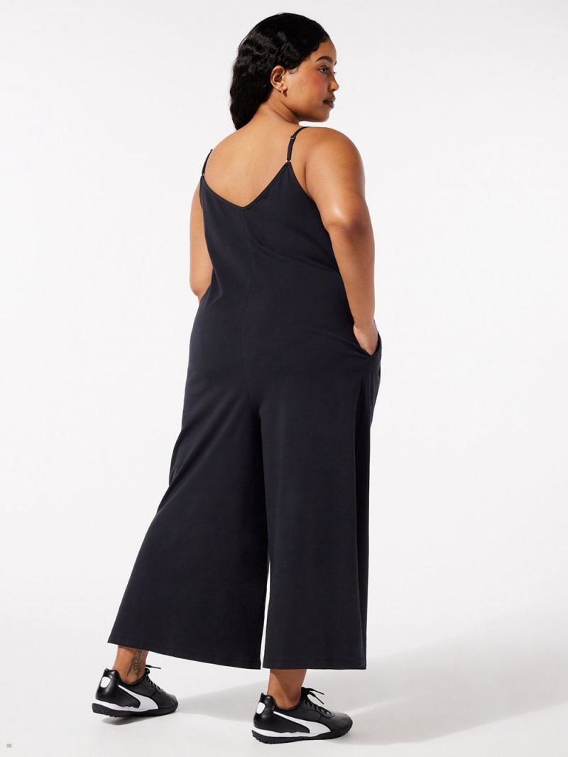 Black Savage X Fenty Ride Or Tie Women's Jumpsuit | NBMQSR023