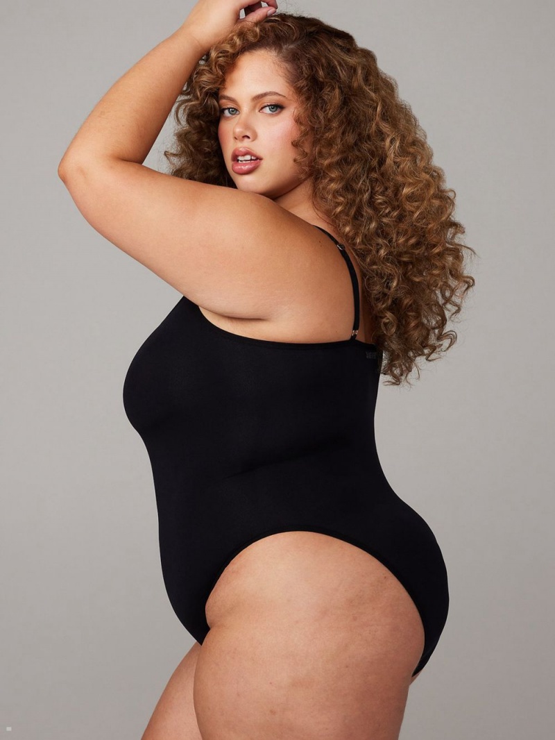 Black Savage X Fenty Seamless Teddy Women's Bodysuit | FYWJCP263