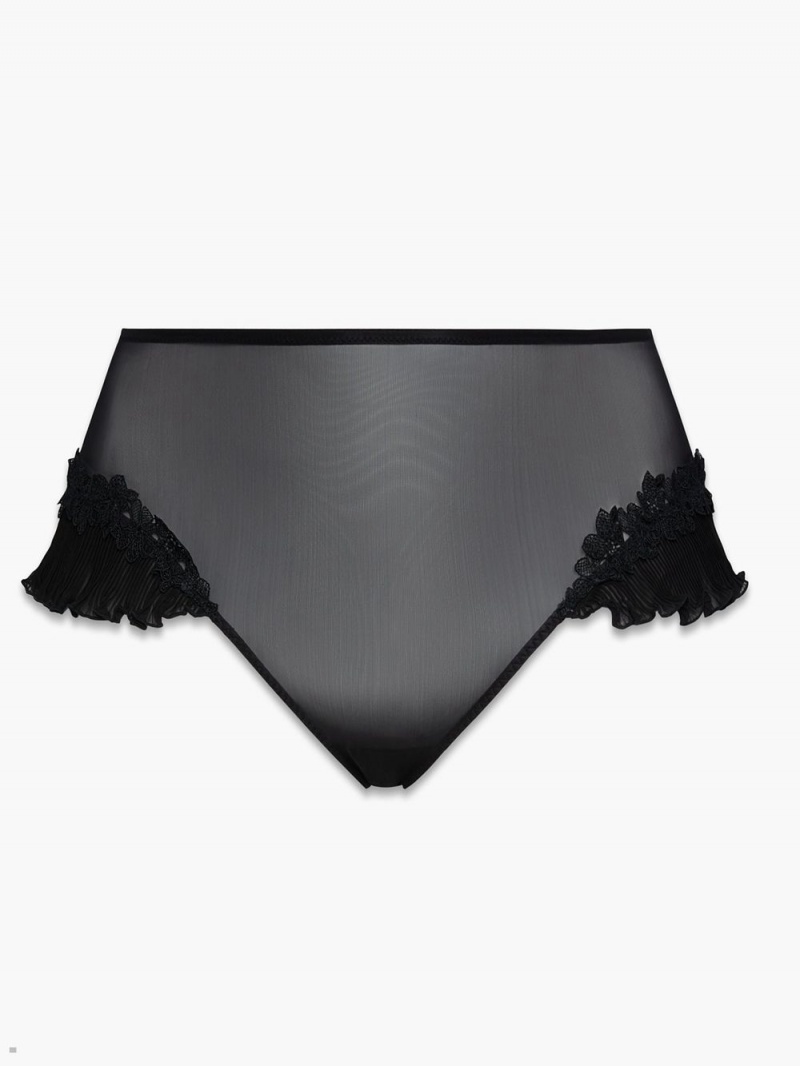 Black Savage X Fenty Sexties High-Waist Women's Cheeky Panty | CSNXBQ350