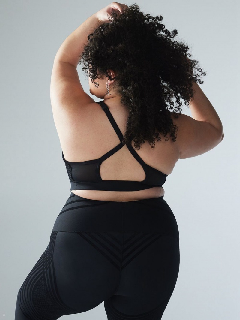 Black Savage X Fenty Special Fx Low-Impact Women's Sports Bra | RWKLHX846