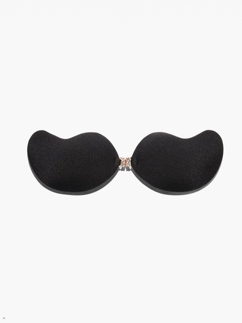 Black Savage X Fenty Xtra Stay Adhesive Bra Women's Lingerie | MJKHNO280