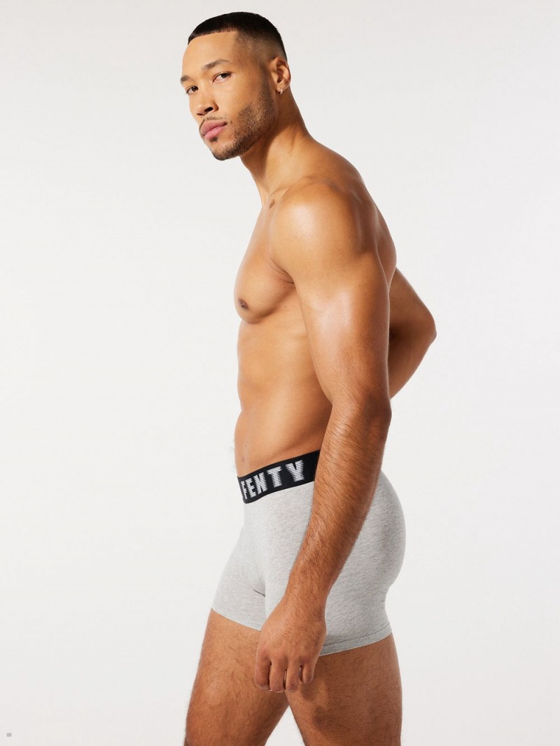 Grey Savage X Fenty Boxer Men's Briefs | JBIKTY721