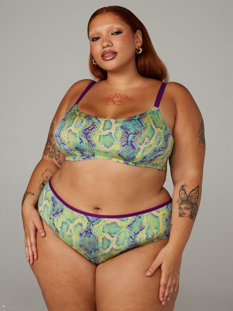 Light Green Savage X Fenty New Microfiber Unlined Women's Bralettes | VGWALF862