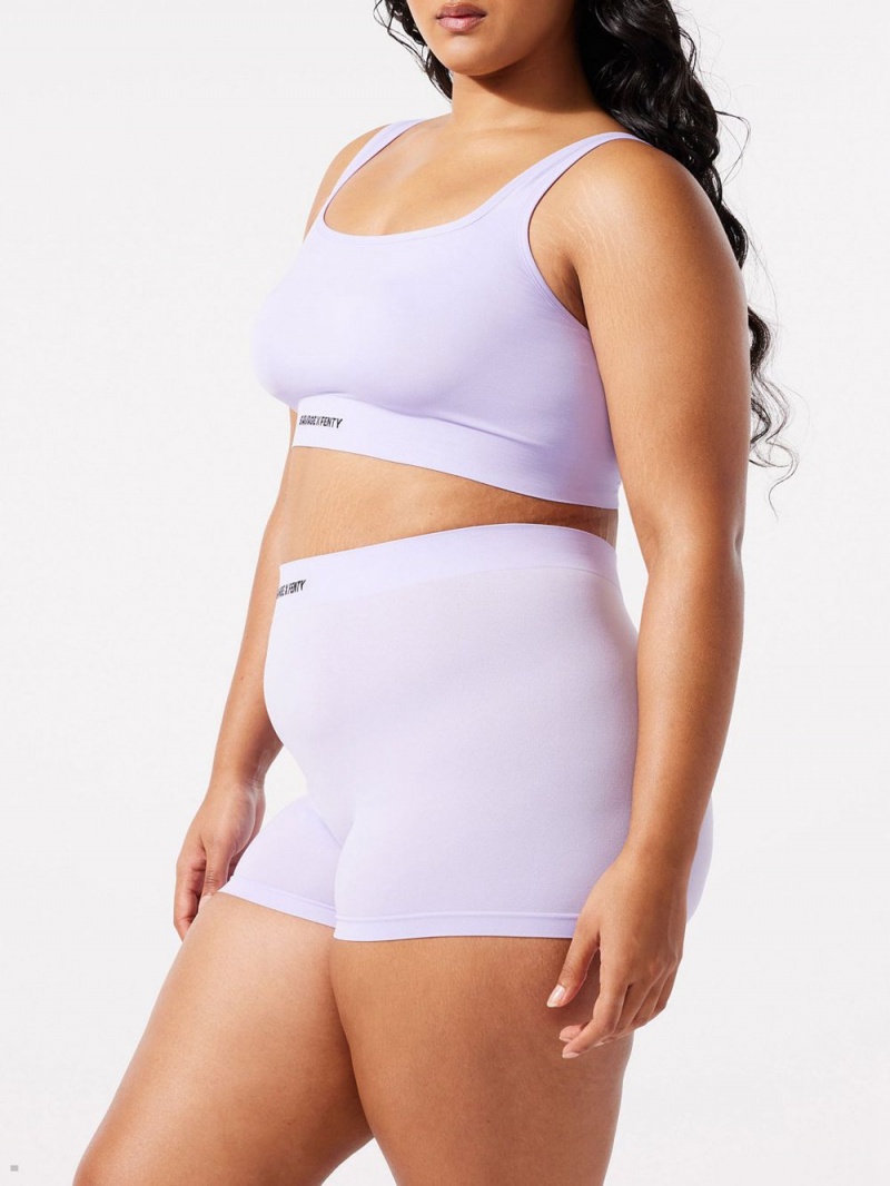 Purple Savage X Fenty Seamless Women's Boy Shorts | EBFNML024