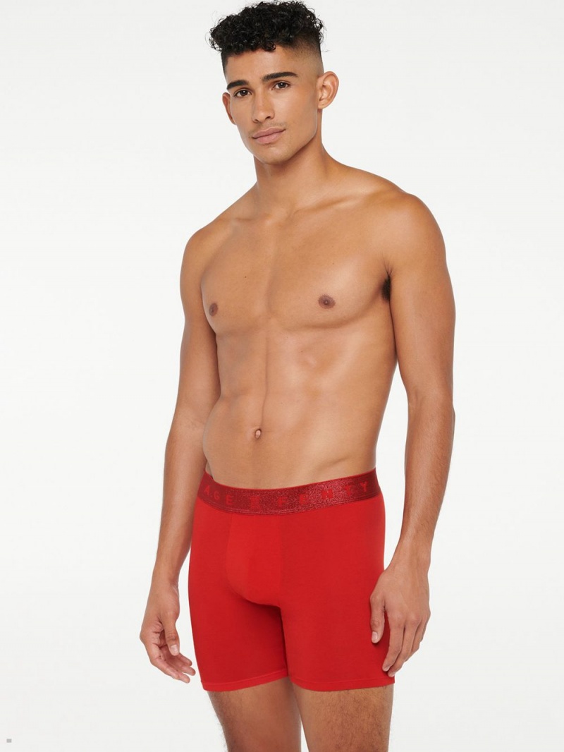 Red Savage X Fenty Night Cap Boxer Men's Briefs | QATEYN093